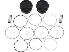 Wiseco Black Edition Piston Kit For Milwaukee Eight Stroke 4,500" Bore 4,250" (107,950 Mm ), Inverted Dish 9,8cc, 117"=&Gt;128" 11:1 Wiseco