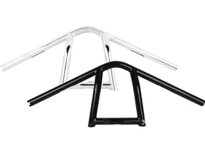Burly Brand 9" Jim Bar Bar 3 Hole Black Powder Coated 1" Throttle By Wire Burly Brand Default Title
