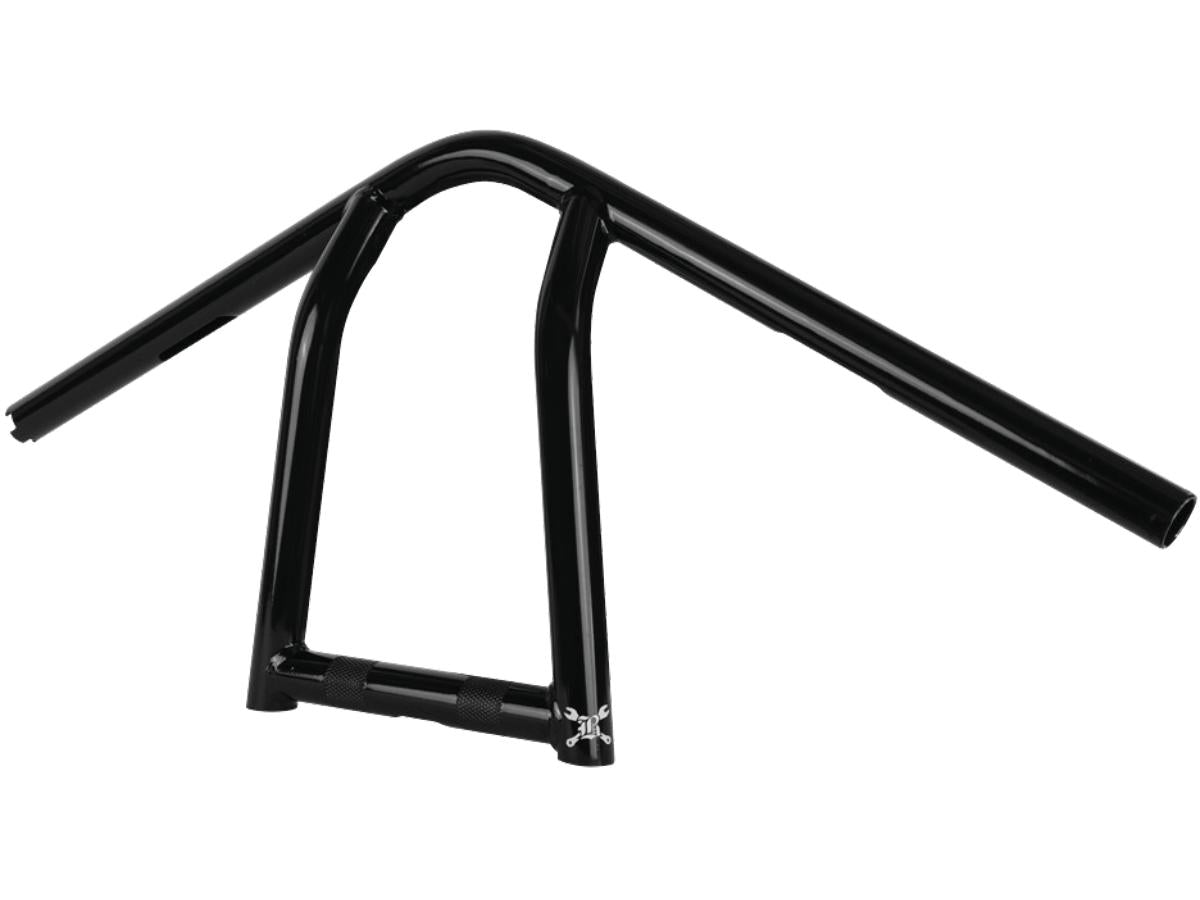 Burly Brand 11" Jim Bar Bar 3 Hole Black Powder Coated 1" Throttle By Wire Burly Brand Default Title