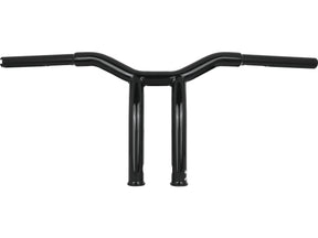Burly Brand 10" Dominator Raked Bar Bar 4 Hole Gloss Black 1 1/4" Burly Brand