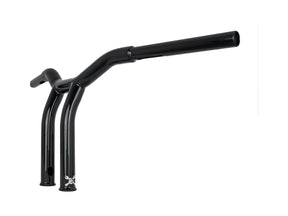 Burly Brand 10" Dominator Raked Bar Bar 4 Hole Gloss Black 1 1/4" Burly Brand Default Title