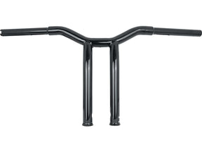 Burly Brand 12" Dominator Raked Bar Bar 4 Hole Gloss Black 1 1/4" Burly Brand