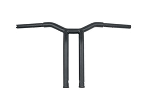 Burly Brand 14" Dominator Raked Bar Bar 4 Hole Black Satin 1 1/4" Burly Brand