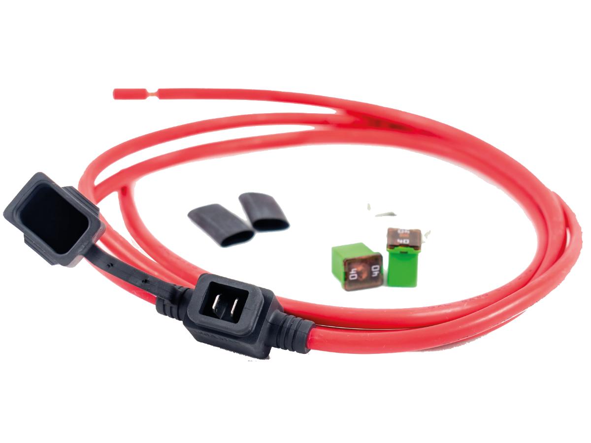 Motogadget Mo.Unit Battery Cable With 40 A Fuse Motogadget Default Title
