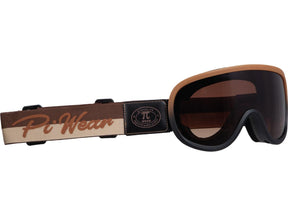 Pi Wear Arizona Goggle Brown Frame/Brown Strap Pi Wear Default Title