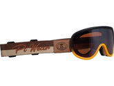 Pi Wear Arizona Goggle Orange Frame/Brown Strap Pi Wear Default Title