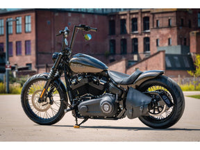 Thunderbike Genuine Leather Solo Seat For Thunderbike Steel Fender 200/18" And Oe Tank (Narrow Frame Models) Black Thunderbike