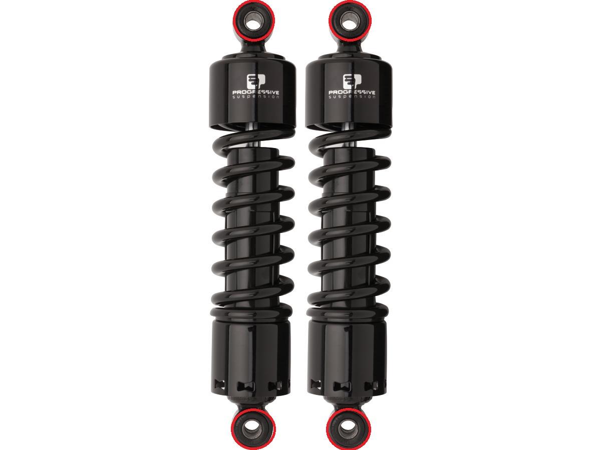 Progressive Suspension Shock Absorber Replacement Bushing Kit For V Rod Models; 412 Series Shocks Progressive Suspension Default Title
