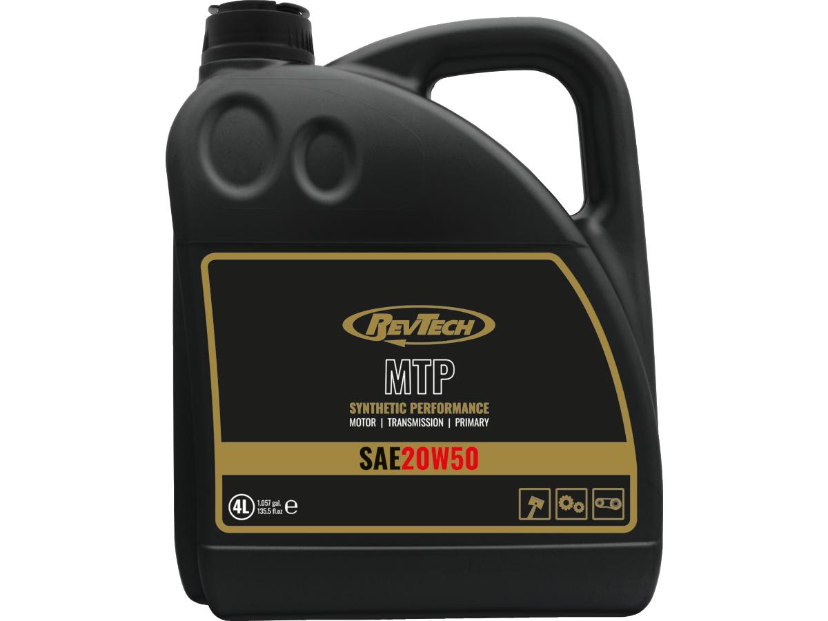 Rev Tech Synthetic Performance Mtp Motorcycle Engine Oil Sae 20 W50 4 X 4 Liter (1.057 Gal.) Rev Tech Default Title
