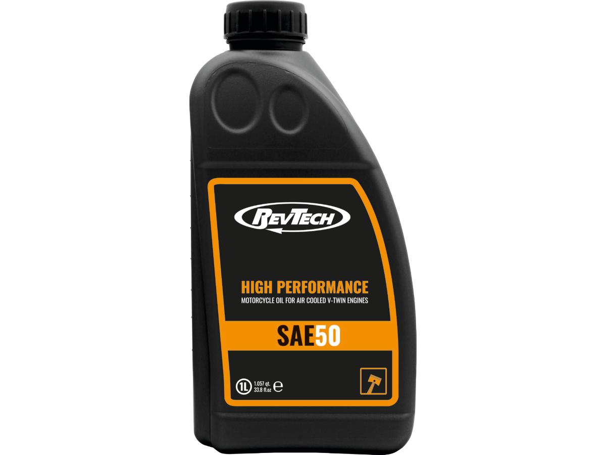 Rev Tech High Performance Motorcycle Engine Oil Sae 50 12 X 1 Liter (1.057 Qt.) Rev Tech Default Title