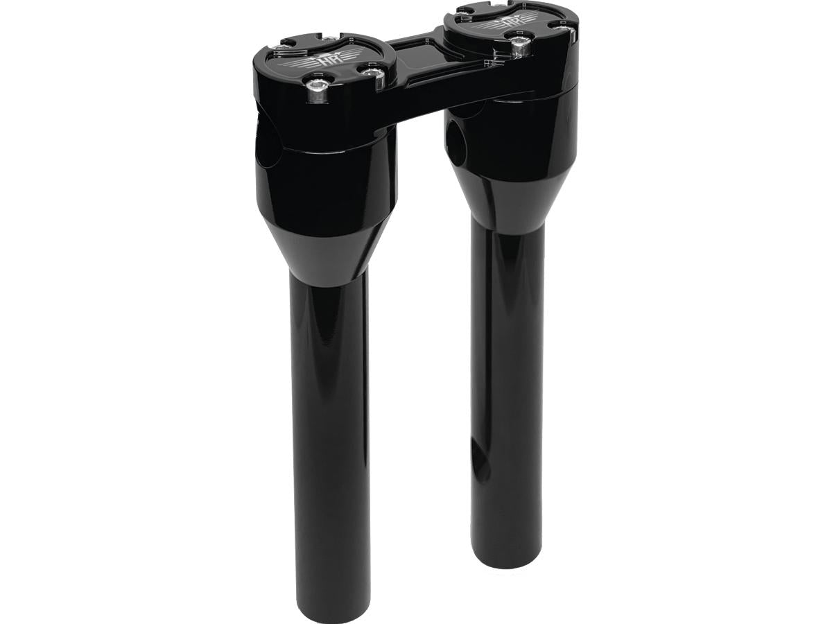 Heinz Bikes 8" Clubstyle Straight Risers With Black Clamp Black 1" Heinz Bikes Default Title