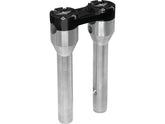 Heinz Bikes 8" Clubstyle Straight Risers With Black Clamp Silver 1" Heinz Bikes Default Title