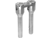 Heinz Bikes 8" Clubstyle Straight Risers With Silver Clamp Silver 1" Heinz Bikes Default Title