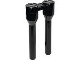 Heinz Bikes 10" Clubstyle Straight Risers With Black Clamp Black 1 1/4" Heinz Bikes Default Title
