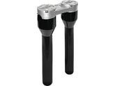 Heinz Bikes 10" Clubstyle Straight Risers With Silver Clamp Black 1 1/4" Heinz Bikes Default Title