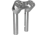 Heinz Bikes 6" Clubstyle Pullback Risers With Silver Clamp Silver 1" Heinz Bikes Default Title