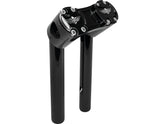Heinz Bikes 8" Clubstyle Pullback Risers With Black Clamp Black 1" Heinz Bikes Default Title