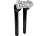 Heinz Bikes 10" Clubstyle Pullback Risers With Silver Clamp Black 1" Heinz Bikes Default Title