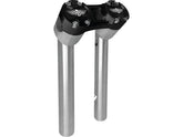 Heinz Bikes 10" Clubstyle Pullback Risers With Black Clamp Silver 1" Heinz Bikes Default Title