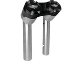 Heinz Bikes 6" Clubstyle Pullback Risers With Black Clamp Silver 1 1/4" Heinz Bikes Default Title