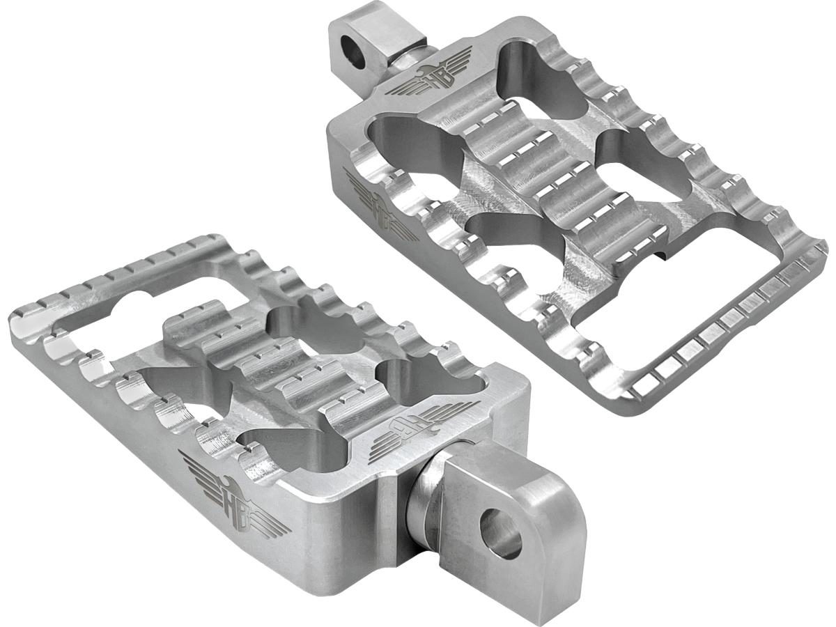 Heinz Bikes Mx V1 Passenger Pegs Silver Anodized Heinz Bikes Default Title