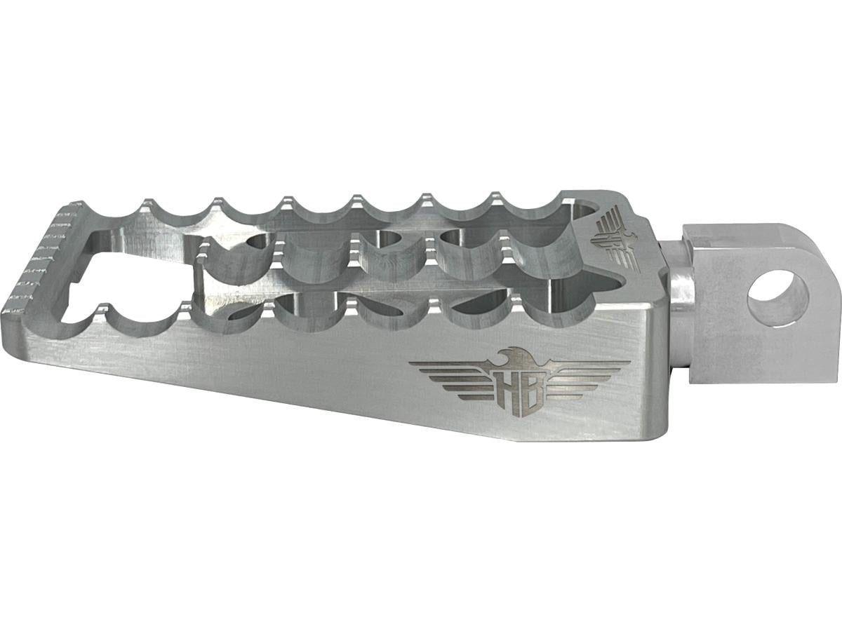 Heinz Bikes Mx V1 Passenger Pegs Silver Anodized Heinz Bikes