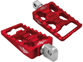 Heinz Bikes Mx V1 Foot Pegs Red Anodized Heinz Bikes Default Title