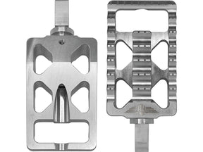 Heinz Bikes Mx V1 Foot Pegs Silver Anodized Heinz Bikes