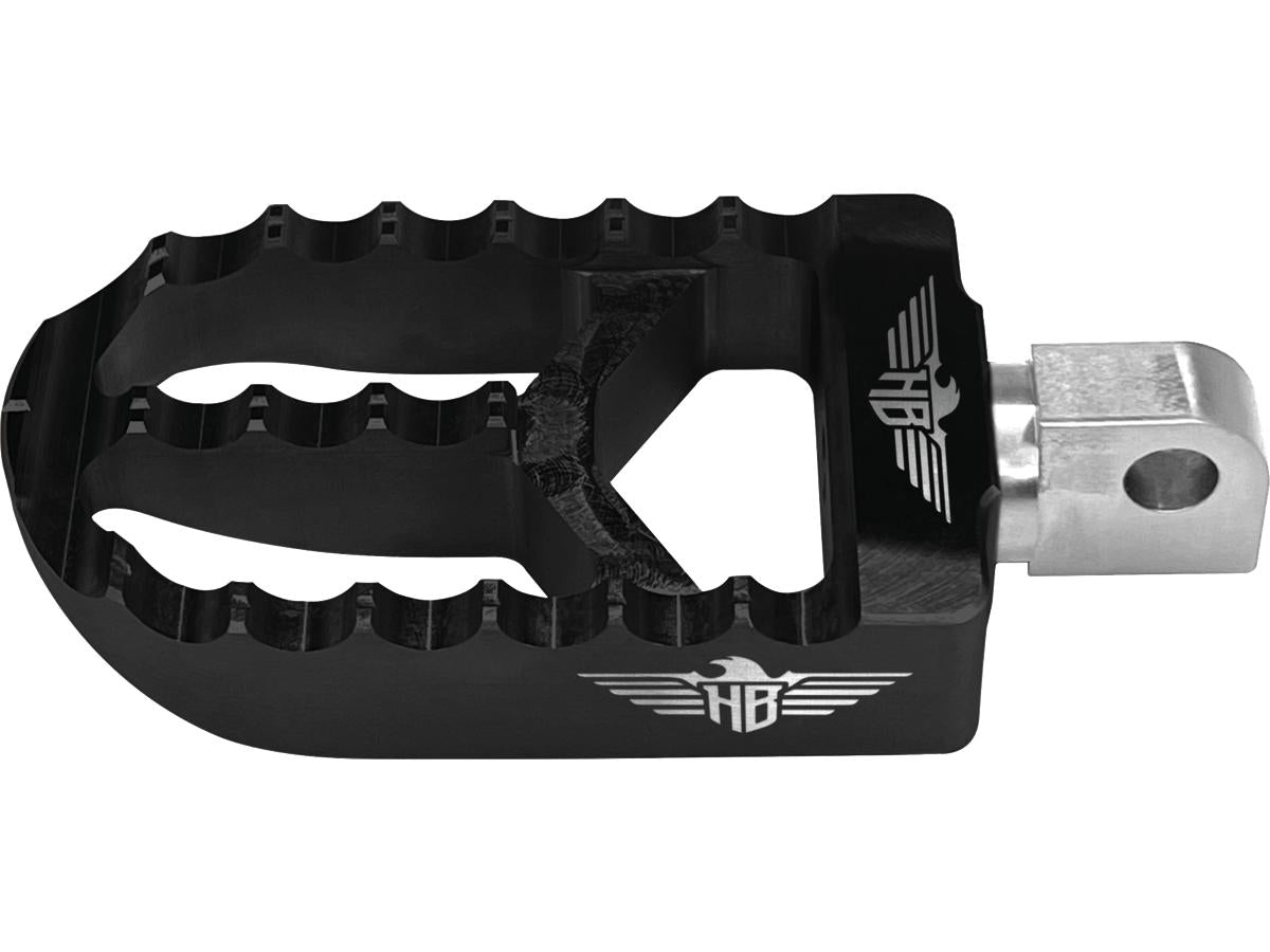 Heinz Bikes Mx V2 Passenger Pegs Black Anodized Heinz Bikes