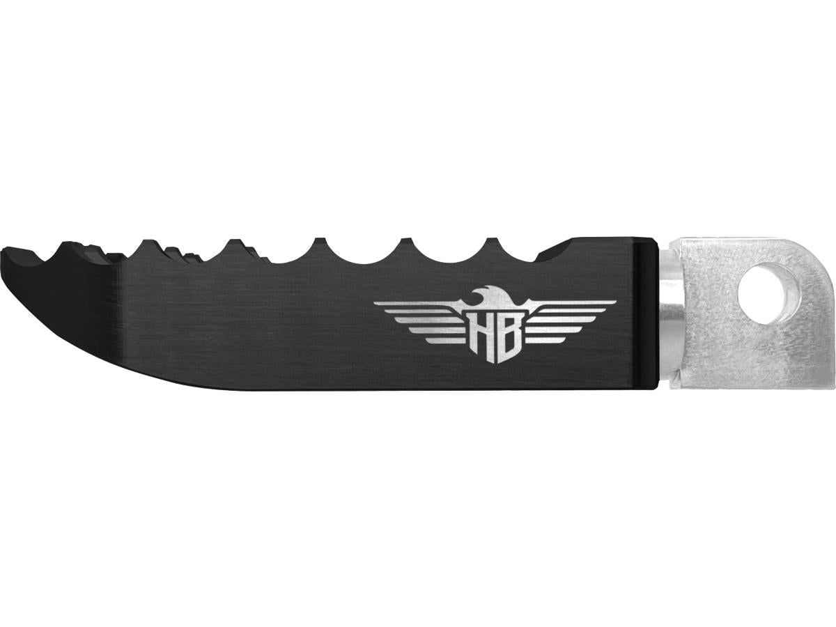 Heinz Bikes Mx V2 Passenger Pegs Black Anodized Heinz Bikes