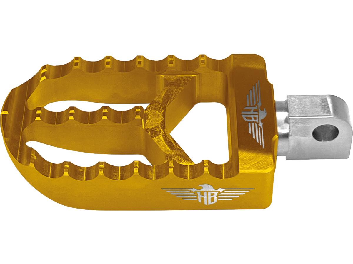 Heinz Bikes Mx V2 Passenger Pegs Gold Anodized Heinz Bikes