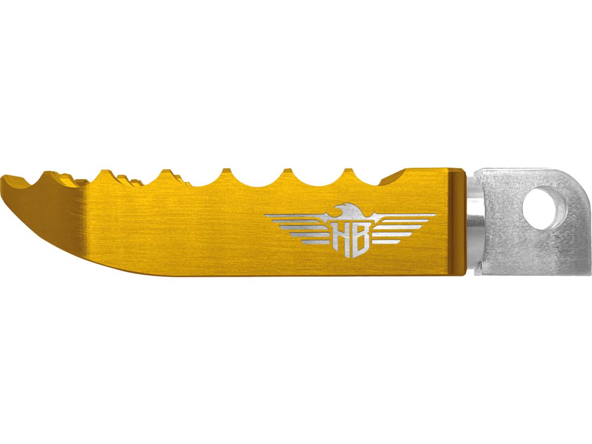 Heinz Bikes Mx V2 Passenger Pegs Gold Anodized Heinz Bikes