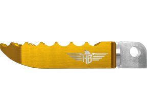 Heinz Bikes Mx V2 Passenger Pegs Gold Anodized Heinz Bikes