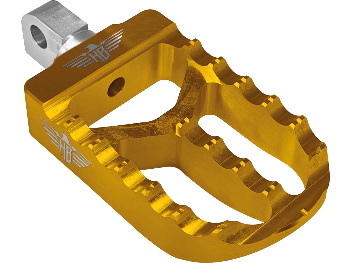 Heinz Bikes Mx V2 Passenger Pegs Gold Anodized Heinz Bikes