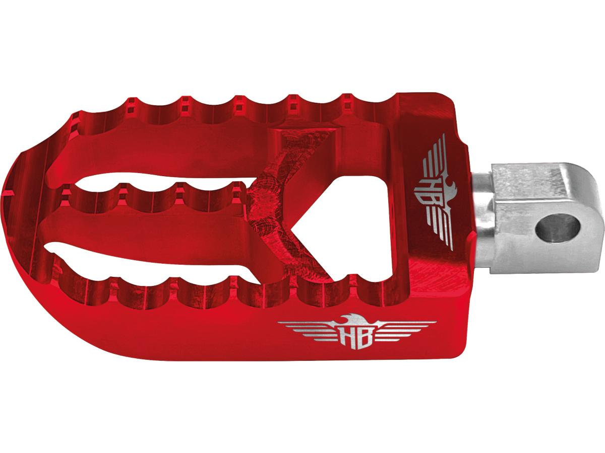 Heinz Bikes Mx V2 Passenger Pegs Red Anodized Heinz Bikes