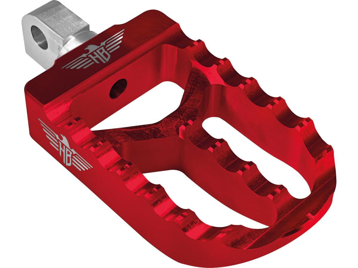 Heinz Bikes Mx V2 Passenger Pegs Red Anodized Heinz Bikes