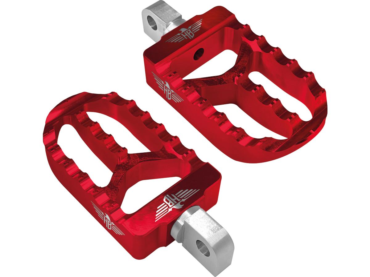 Heinz Bikes Mx V2 Passenger Pegs Red Anodized Heinz Bikes