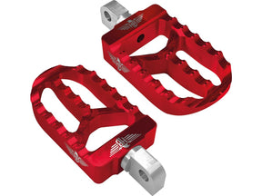 Heinz Bikes Mx V2 Passenger Pegs Red Anodized Heinz Bikes
