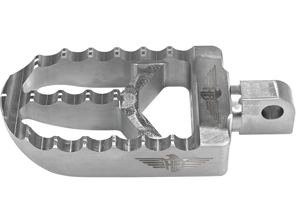 Heinz Bikes Mx V2 Passenger Pegs Silver Anodized Heinz Bikes