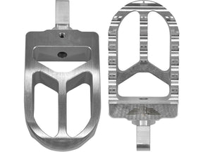 Heinz Bikes Mx V2 Passenger Pegs Silver Anodized Heinz Bikes Default Title