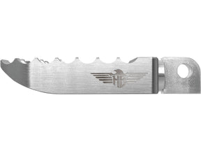Heinz Bikes Mx V2 Passenger Pegs Silver Anodized Heinz Bikes