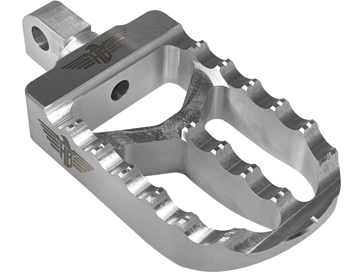 Heinz Bikes Mx V2 Passenger Pegs Silver Anodized Heinz Bikes