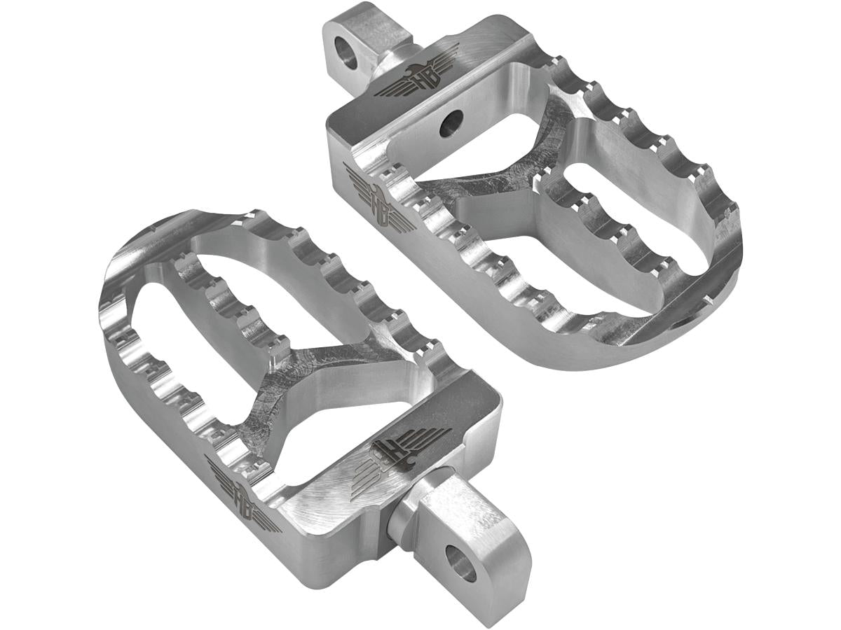 Heinz Bikes Mx V2 Passenger Pegs Silver Anodized Heinz Bikes