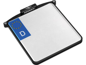 Heinz Bikes All In One Nano License Plate Base Plate 3 In 1 And License Plate Light, Austria Size Black Anodized Heinz Bikes Default Title