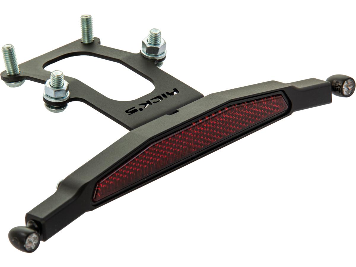 Ricks Motorcycles Rear Turn Signal Bracket For Sportster S Black Powder Coated Ricks Motorcycles