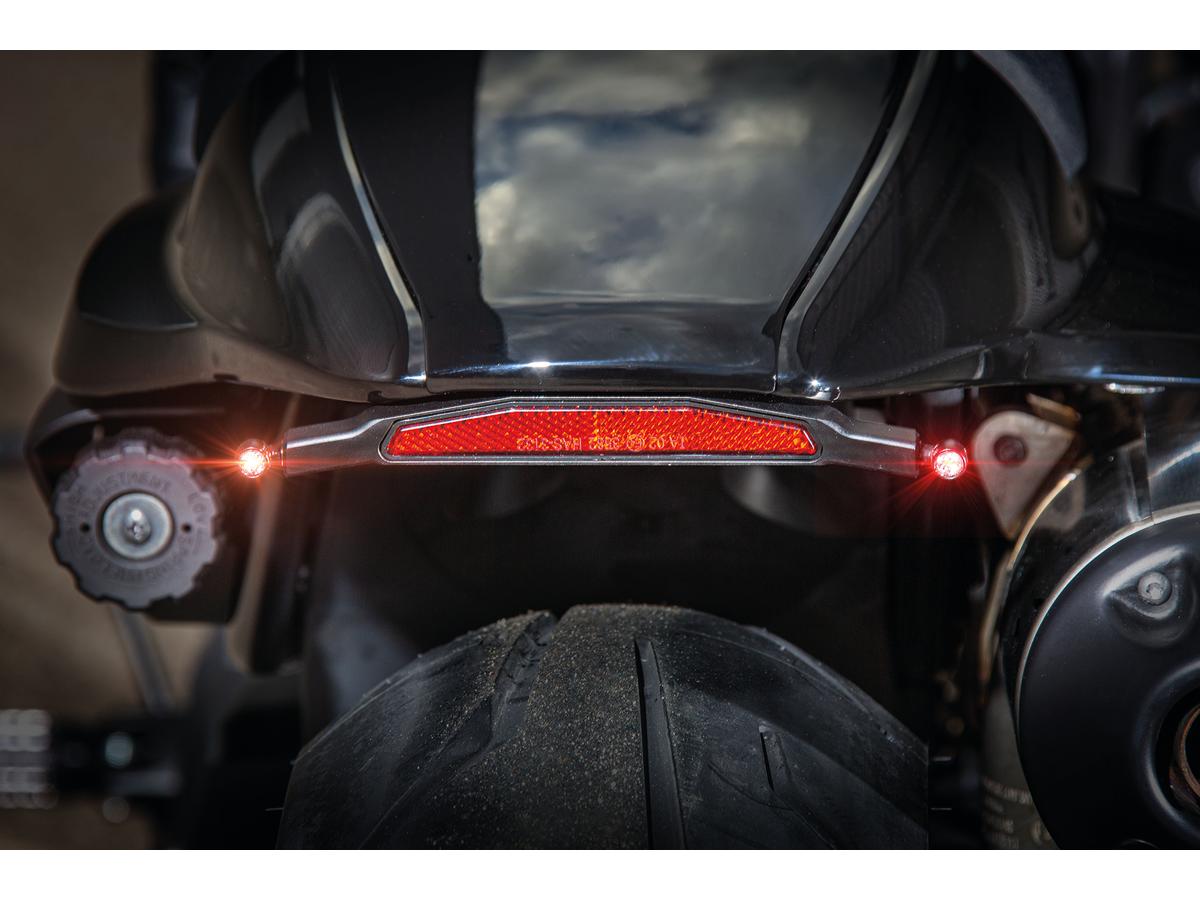 Ricks Motorcycles Rear Turn Signal Bracket For Sportster S Black Powder Coated Ricks Motorcycles