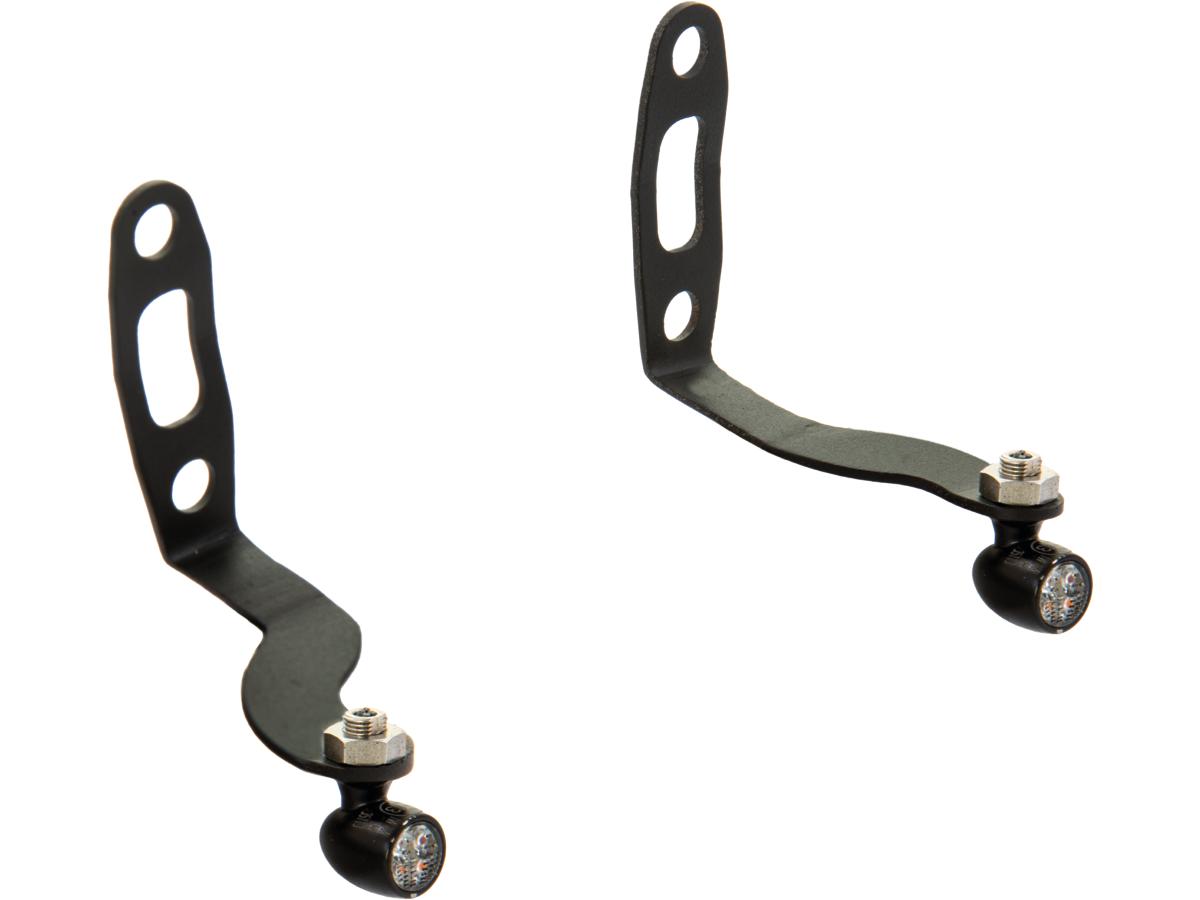 Ricks Motorcycles Front Turn Signal Bracket For Sportster S And Nightster Black Powder Coated Ricks Motorcycles Default Title