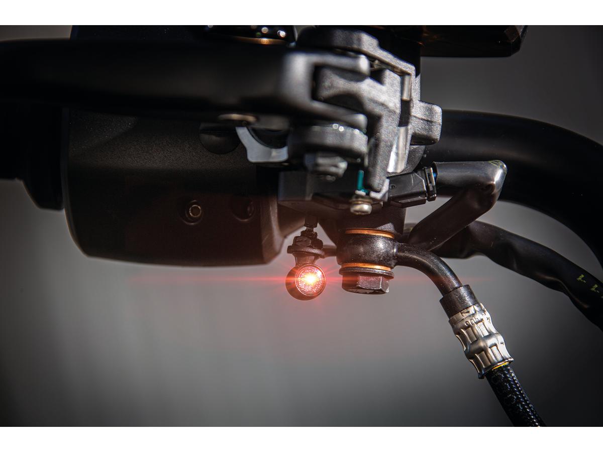 Ricks Motorcycles Front Turn Signal Bracket For Sportster S And Nightster Black Powder Coated Ricks Motorcycles