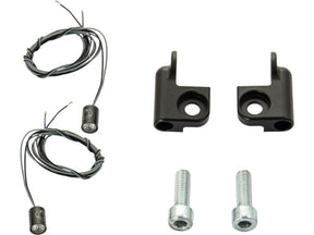 Ricks Motorcycles Handlebar Side Mount Turn Signals For Sportster S Black Black Powder Coated Clear Led Ricks Motorcycles