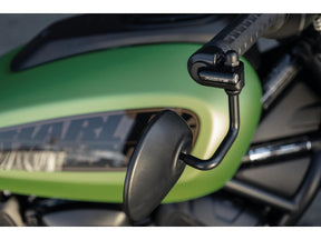Ricks Motorcycles Handlebar Side Mount Turn Signals For Sportster S Black Black Powder Coated Clear Led Ricks Motorcycles